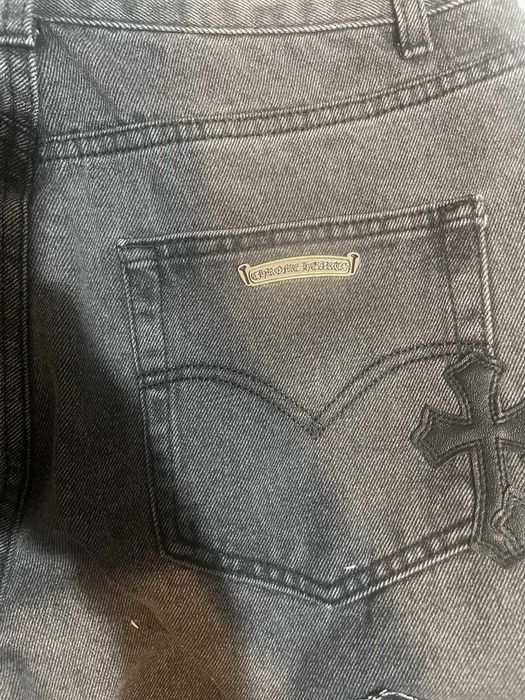Blugi Chrome Hearts Gri Marimea M (32 talie)