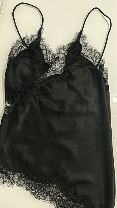 Топ с кружевами зара