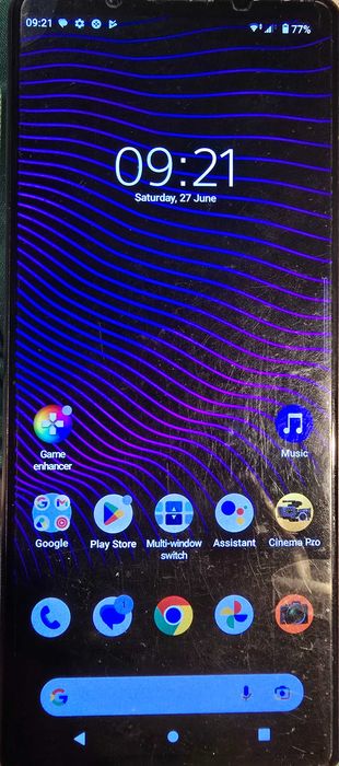 Sony Xperia 1 III cu husa spate originala Sony