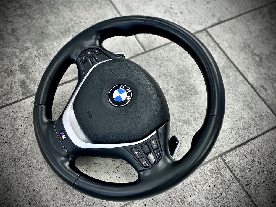 Volan BMW M-Paket cu padele seria 1 seria 3 f20 f21 f22 f23 f30