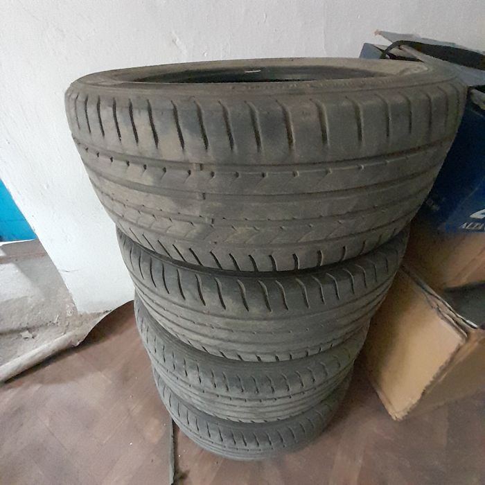 Летние шины 195/55/R15.  Б/у