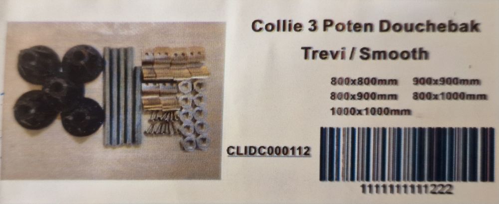 Set 5 picioare cadita duș