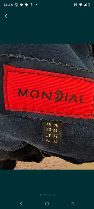 Продам дублёнку Mondial 44 размер