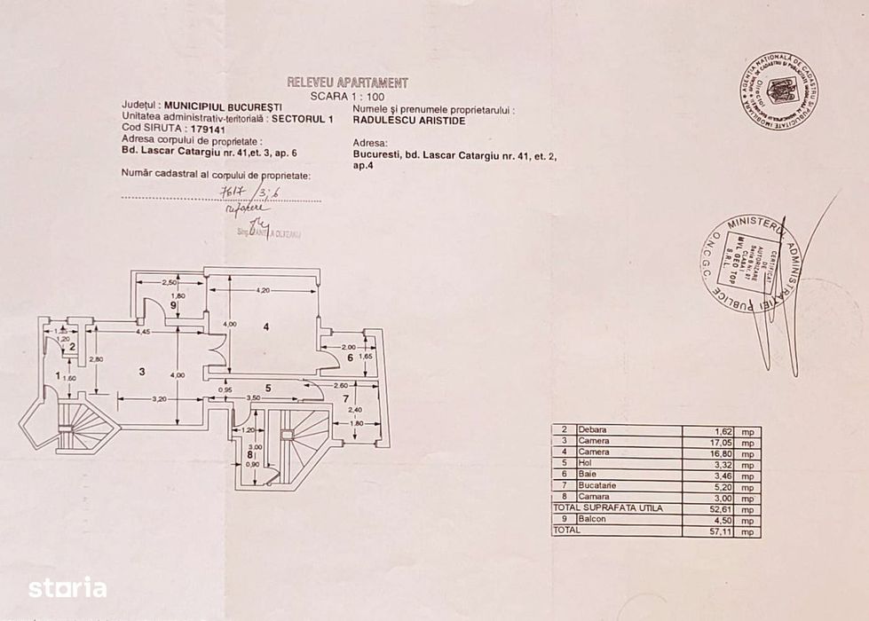 Apartament cu 2 camere