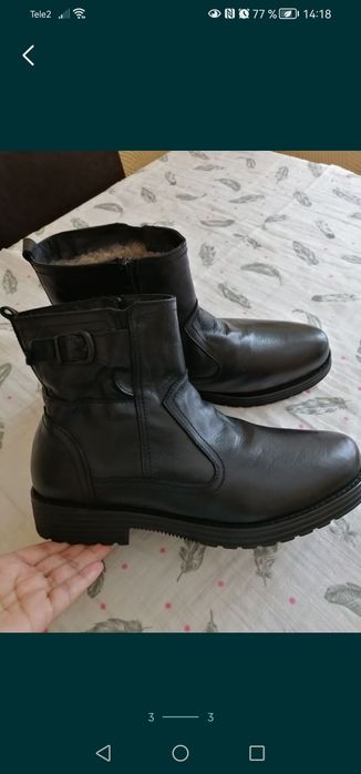 Продаётся кожанние мужские сапоги