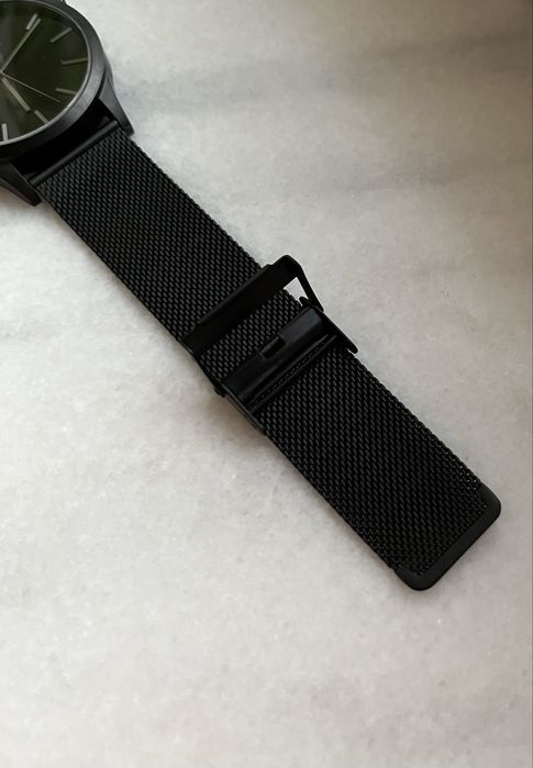 Ceas bratleboro negru, milanese strap