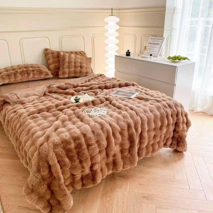 Lenjerie de pat cocolino din blanita de iepuras