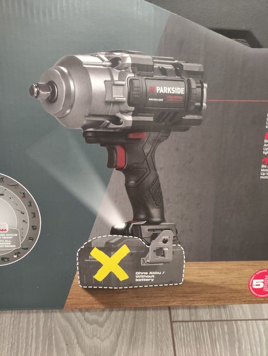 Pistol impact de roti Parkside Performance pe acumulator de 20 V