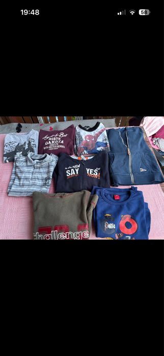 Lot bluze pentru băieti 122-128