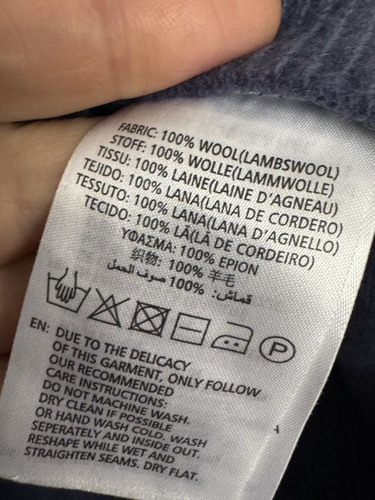 Pulover Gant bleumarin din lana marimea xl