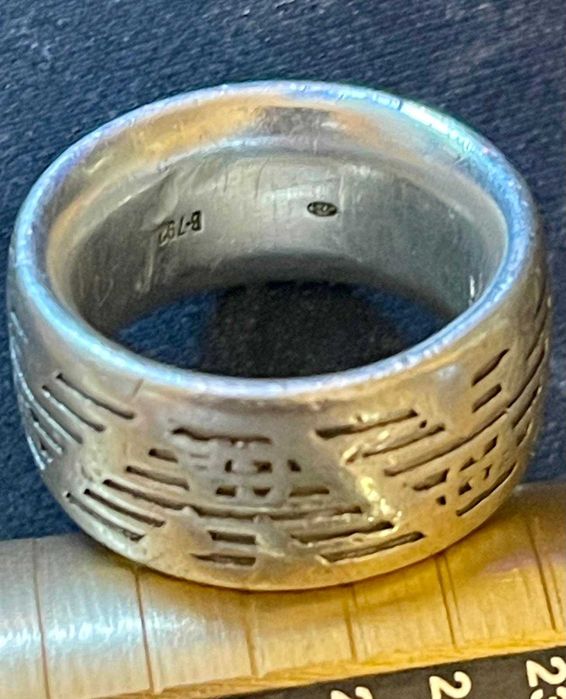 Inel argint masiv 925 – 20,8 g, mărime 59 – Emporio Armani