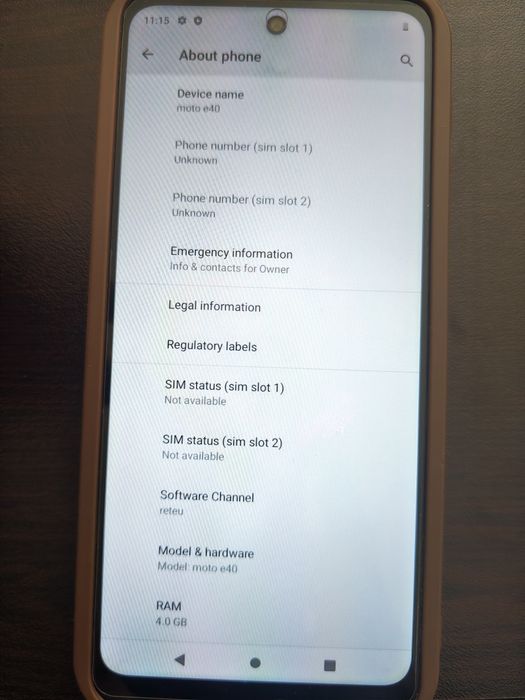Motorola Moto e40