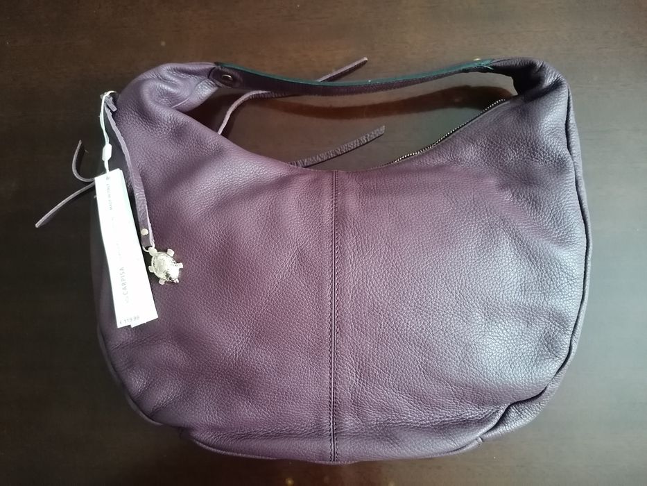 Чанти  естествена кожа:Carpisa бордо