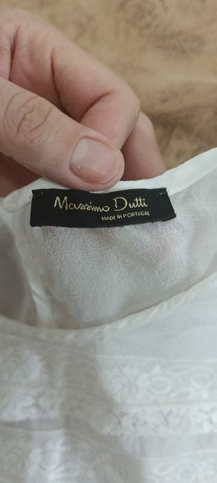 Блуза белая с кружевами