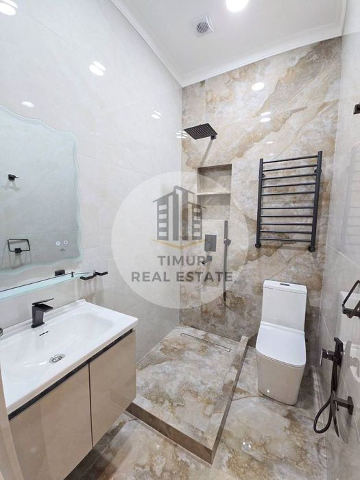 Новостройка Карасу 4/1/10 Евроремонт мебель техника 103м2