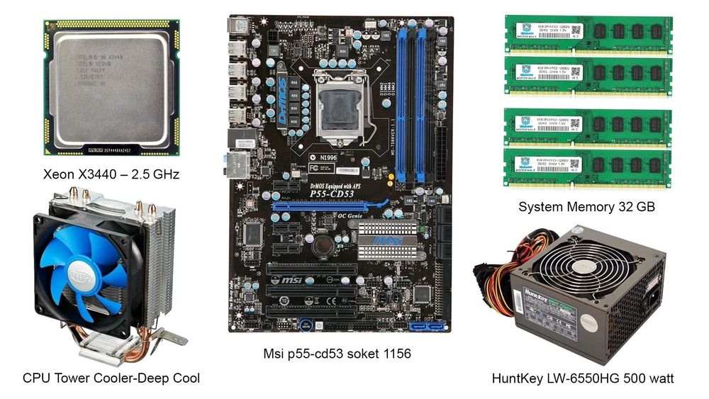 Gaming PC arzon / GTX 750 / 32GB RAM / SSD 512GB