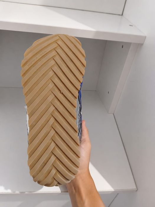 Adidasi Bottega Veneta Orbit Albastrii