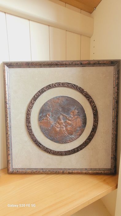 Винтидж декоративно релефно пано