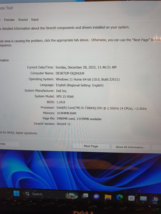 Dell XPS Gaming,Ecran15"4k"Touch-screen"Cpu i5,Ram16gb ddr4,SSD,Nvidia