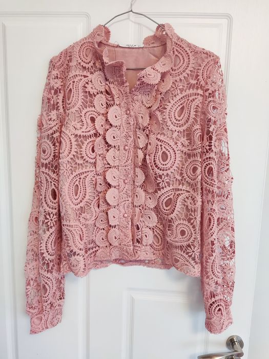 Дамска дантелена риза