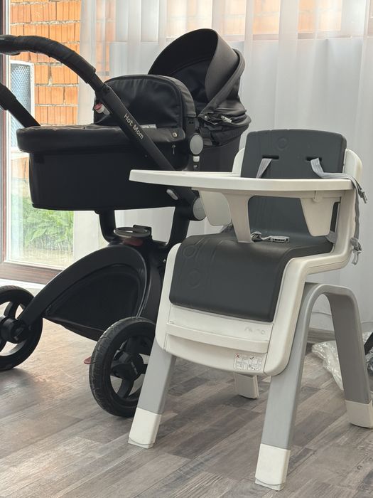 Carucior 3In1, patut si scaun de masa pentru copilasi 2000 lei negociabil