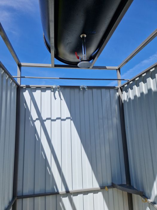 Душ летний железный