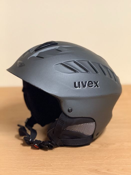 Bocanci ski copii 28-31, 33, 34-35, skiuri copii 90cm, casca UVEX