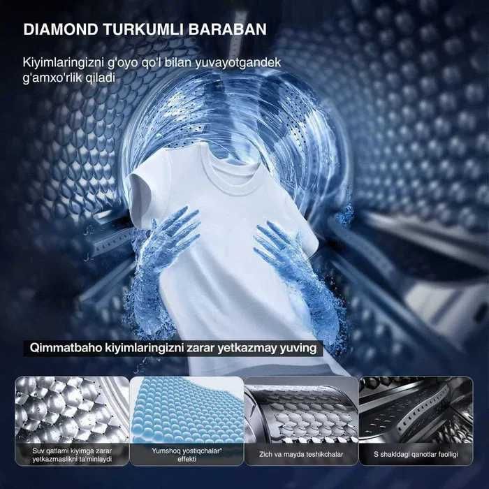 Стиральная машина Ziffler 6-8 kg Invertor - Большой выбор . Акция!!!