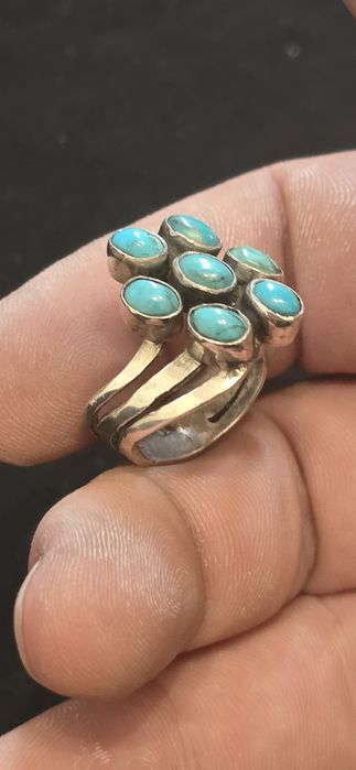 Inel argint turcoaz