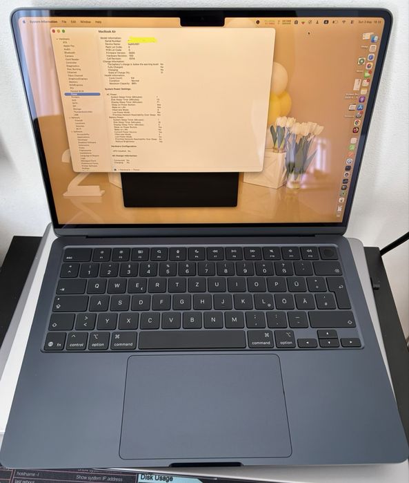 MacBook Air M4 13" 16 256 Midnight DE