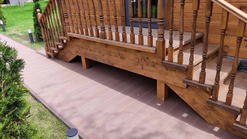 Монтаж террасной доски ДПК, садового паркета в Алматы - Монтажные ...