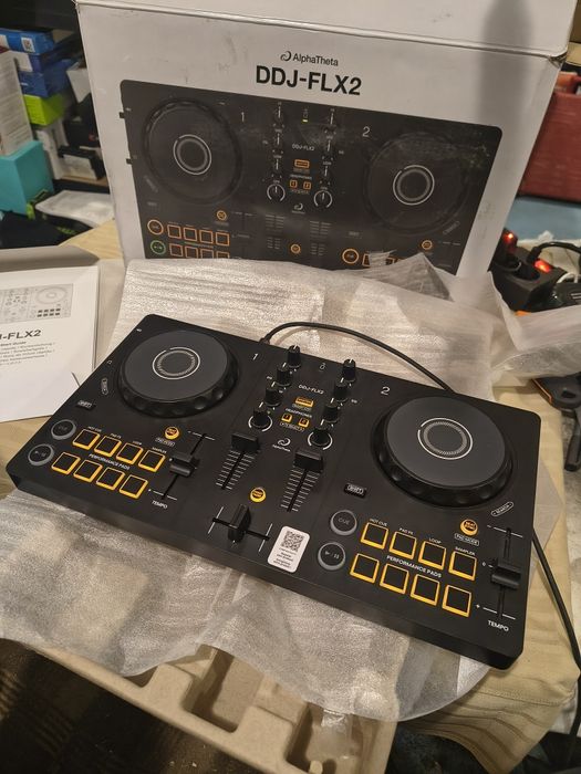 DJ контролер, AlphaTheta, DDJ-FLX2 с 2 канала, черен
