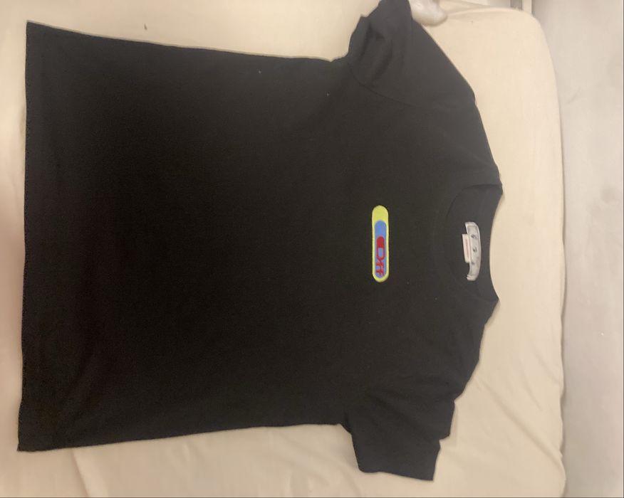 Tricou off white , negru, marimea l