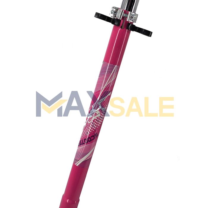 Детска тротинетка сгъваема скутер scooter алуминиева розова