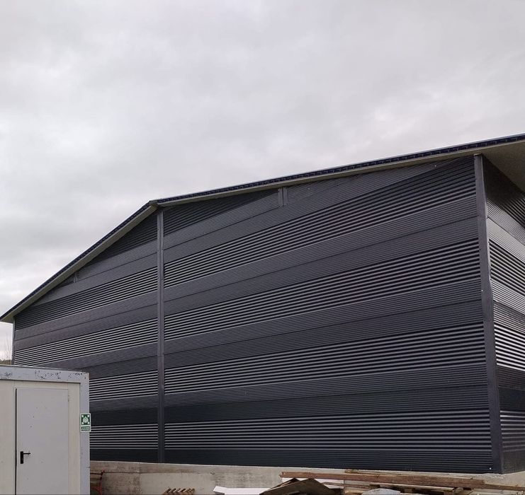 Panouri sandwich perete / acoperis din STOC  GRI ANTRACIT