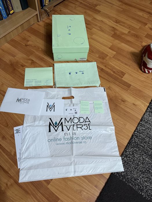 Off White Vulcanized High Top