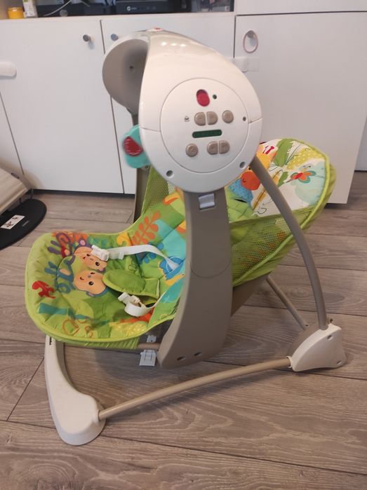 2 в 1 бебешка люлка и шезлонг Fisher price