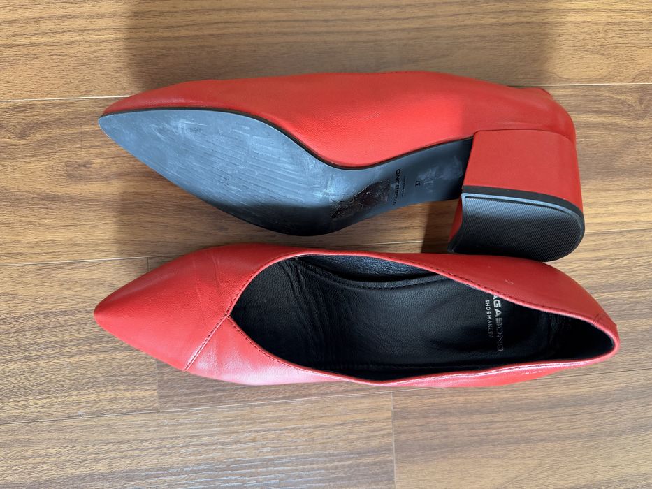 Туфли кожаные красные vagabond 37 размер