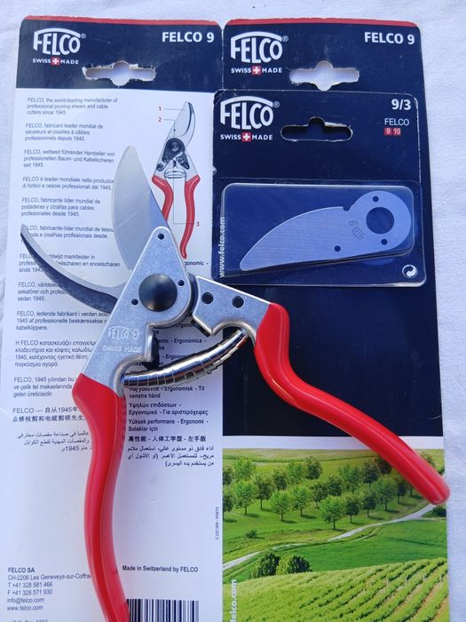 Foarfeca profesionala pentru gradina Felco 9 / lama schimb