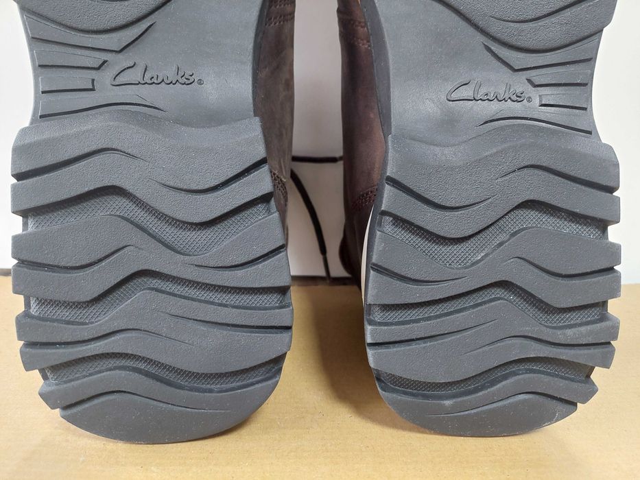 CLARKS Topton Mid-Естествена кожа(Като Нови)-№45