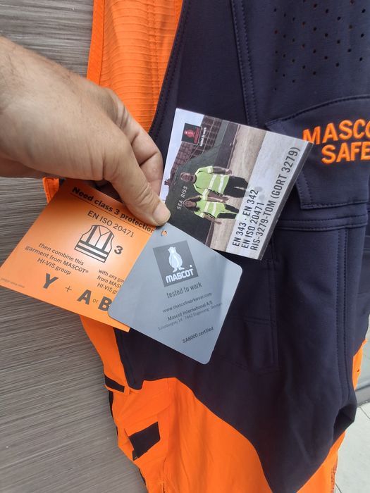 Mascot  Bib&Brace-Чисто нов Мъжки  полугащеризон