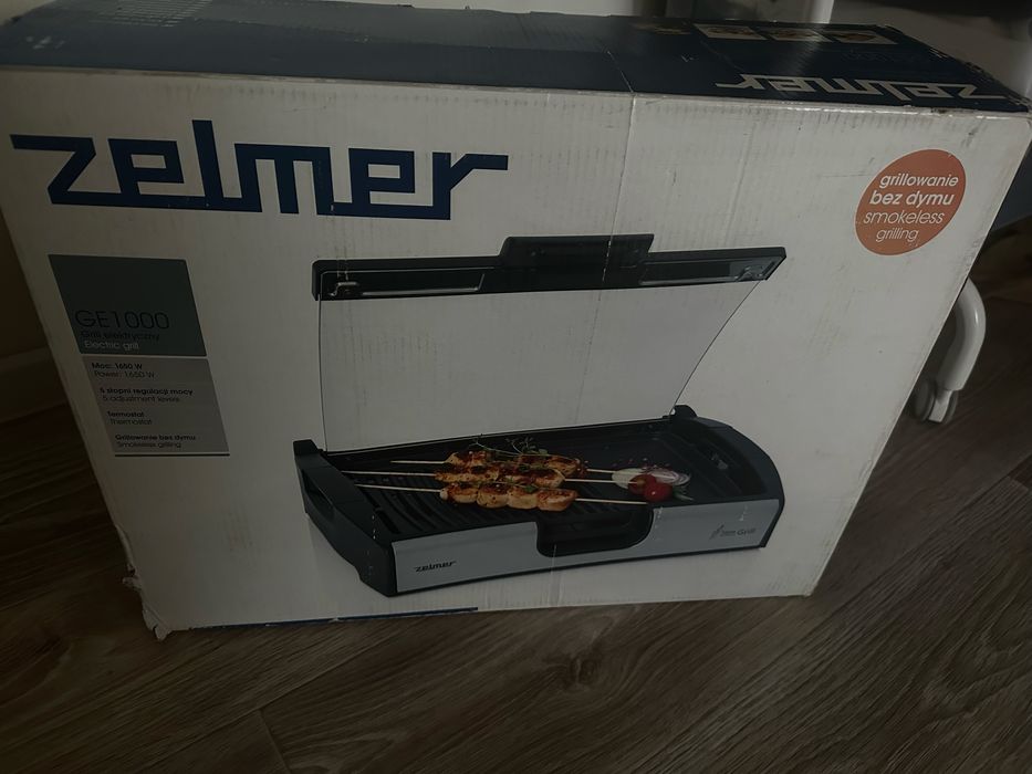 Продам электрический гриль ZELMER новый