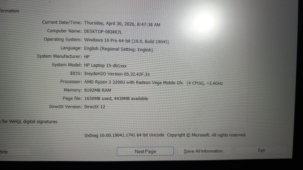 Vlnd Laptop HP inpecabil si perfect functional