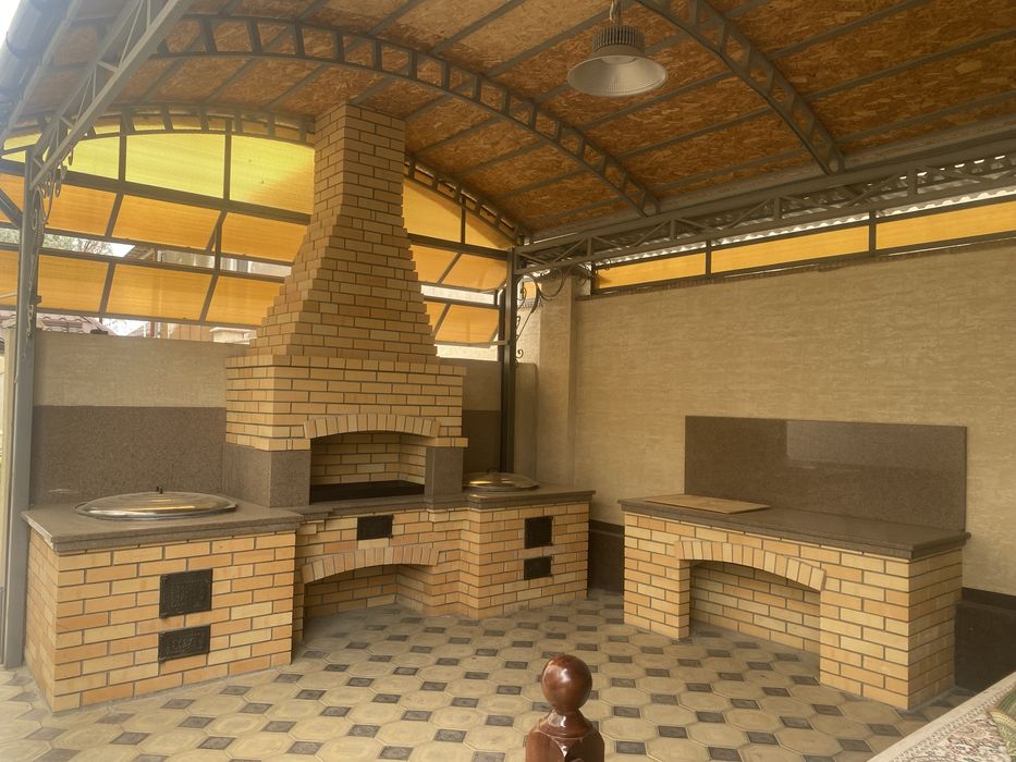 Комплексные печи барбекю