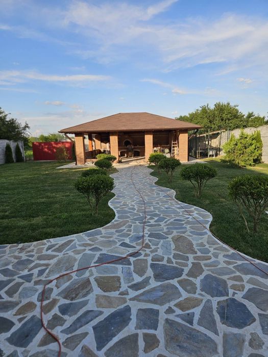 Amnajam grădini cu plante ornamentale și piatra naturala gazon și tot ce ține de grădină