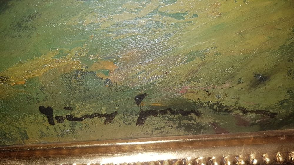 Tablou ulei pe panza semnat Ivànyi Grünwald Bèla.