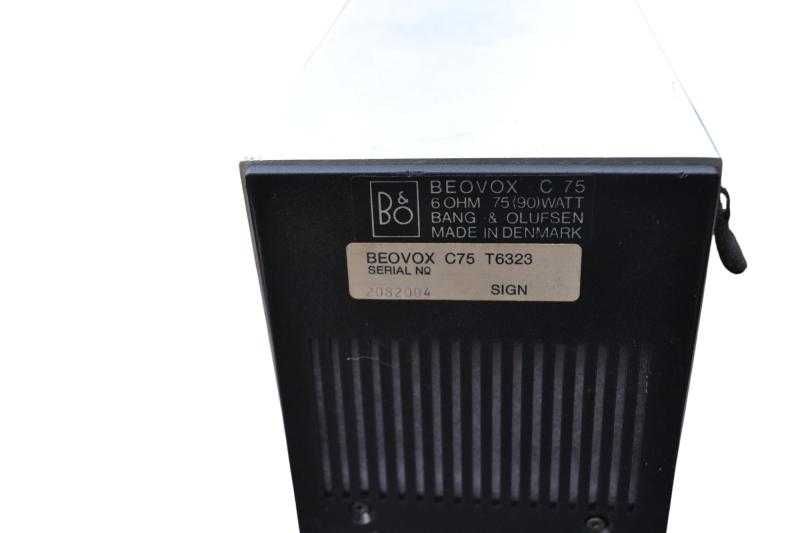 Boxe Bang Olufsen C 75