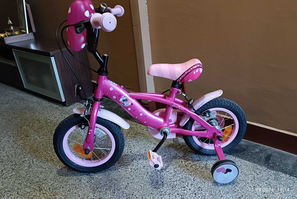 Детски велосипед Huffy Disney Minnie Mouse, 12" колела, розов.