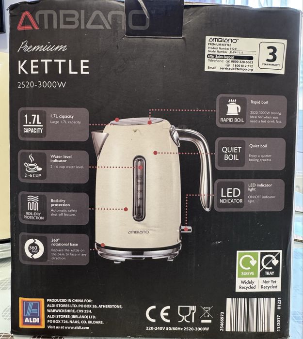Електрическата кана Ambiano Premium Kettle