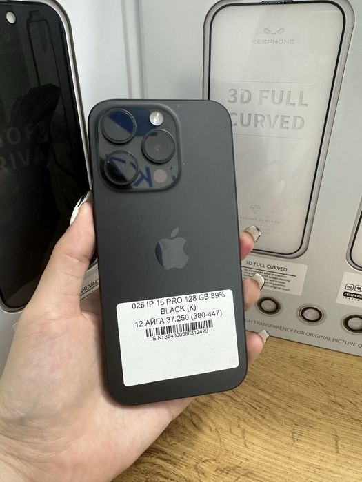 Iphone 15 pro 128 gb 89% / Pintel.kz